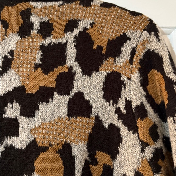 Apt. 9 Textured Knit Animal Print Cardigan - Picture 13 of 17